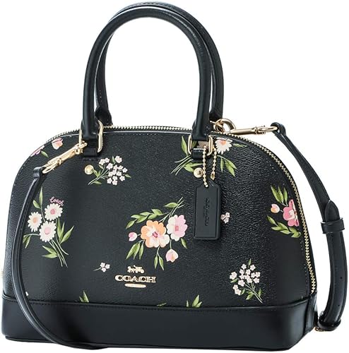 Amazon コーチ アウトレット Coach Outlet ハンドバッグ F Imdb9 トス デイジープリント ブラック 黒 ピンク マルチ 並行輸入品 Coach コーチ ハンドバッグ