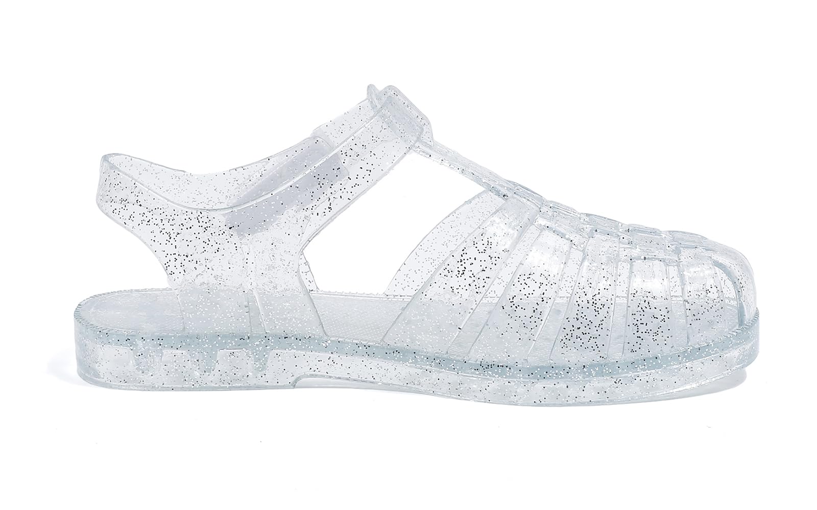 GUGUYeah Jelly Sandals for Girls,Closed Toe Princess Costume Summer Dress Shoes Fisherman Gladiator Water Beach Flat Sandals for Toddler/Little Kid/Big Kid