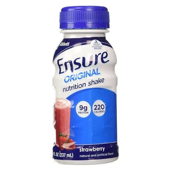 Ensure balanced nutrition shake - strawberries&Cream Water sugar (sucrose), corn syrup, corn maltodextrin, calcium caseinate (070074407050)