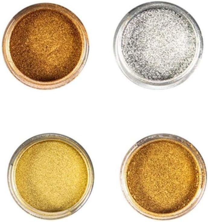 Espejo de 4 Colores Textura de Metal Polvo de Perlas Resina epoxi