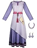 Bleoavre Wish Asha Costume Women Princess Dress
