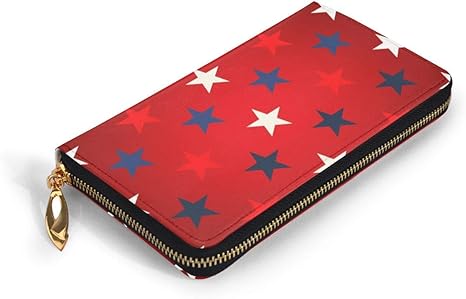 Amazon Co Jp 青 赤 白の星 財布 メンズ 長財布 牛革 アニメ 大容量 カードケース Yamadei ホーム キッチン