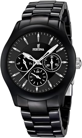 Festina Reloj Analógico para Unisex de Cuarzo con Correa en Cerámica F16639/2