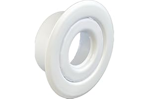 KNUPP CO. Recessed Fire Sprinkler Escutcheon 3/4 in. IPS - 2 Piece in White - Depth Adjustment Range up to 3/4 in. for Fire Sprinkler Trim