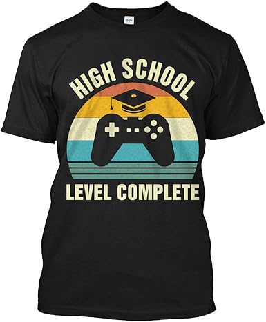 Amazon Com High School Level Complete Graduation V2 Camiseta Para Hombre Y Mujer Clothing