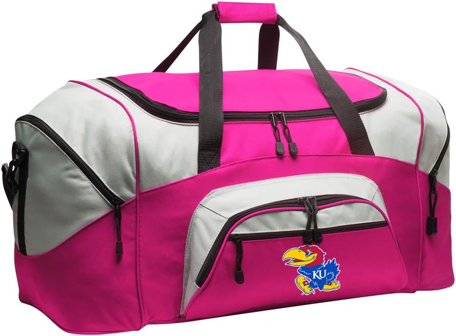 Large University of Kansas Duffel Bag Ladies KU Jayhawks