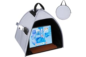 HoYiXi Universal Foldable Sun Visor for Tablet and Privacy Protection for 8-11 inch Tablets, Compatible with Fire HD 10/iPad 