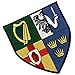 Ireland Provinces Shield Emblem Irish Coat of Arms Flag Embroidered Iron On Sew On Patch