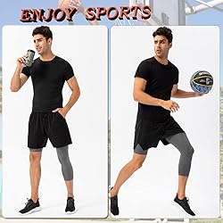 Men's Compression Tights Basketball,One Leg