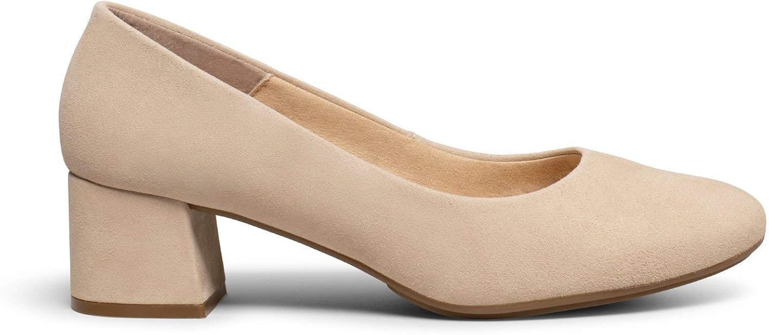 Calzados Mimao Urban Redondo Tacón Bajo Zapatos Tacon Camel URBAN