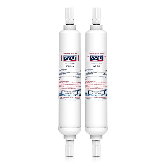 Vyair vyr-34a in-line externo de hielo y agua filtro de ...