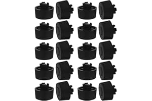ULTECHNOVO Anti-Vibration PC Case Feet Pads 25Pcs with 8Mm Push-in Design for Computer Tower Support and Wear