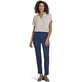 NYDJ Womens High-Rise Marilyn Straight Jeans