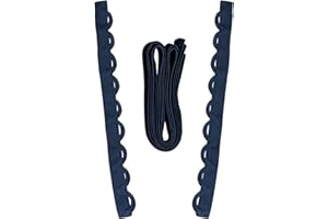 Cxapnstou Women's Wedding Dress Corset Kit Loops Adjustable Fit Satin Corset Back Kit Lace up for Prom Dress, Navy Blue, 16