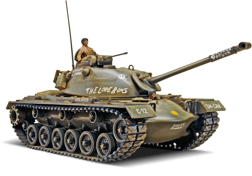 Revell Monogram 1:35 M-48 A-2 Patton Tank Diecast Model Kit