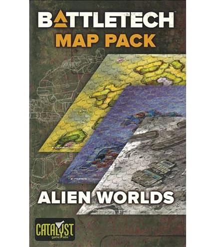 BattleTech Map Pack Desert – 6 Cartes Recto-verso, 43,2 X 55,9 Cm, Terrain Varié, Pour Jeu De Figurines, Version Anglaise
