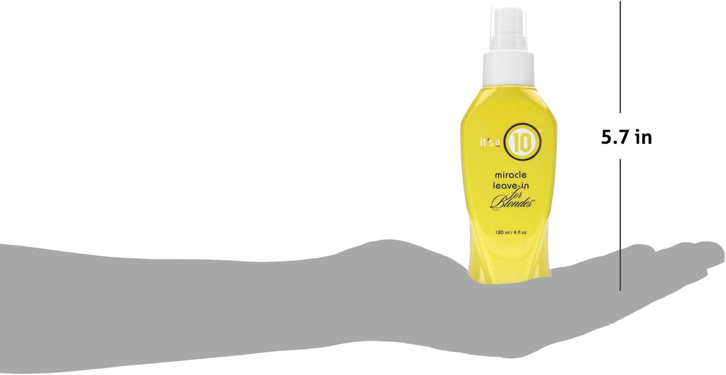 It's a 10 Haircare Miracle Leave-In for Blondes, 4 fl. oz.: Health & Personal Care