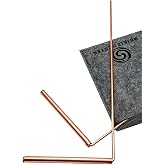 Spirit Hunter 99.9% Copper Dowsing Rod - Divining Rods 2PCS with Bag | Water Rods, Ghost Rods, Witching Sticks for Gold, Spiritual Exploration, Paranormal, etc.