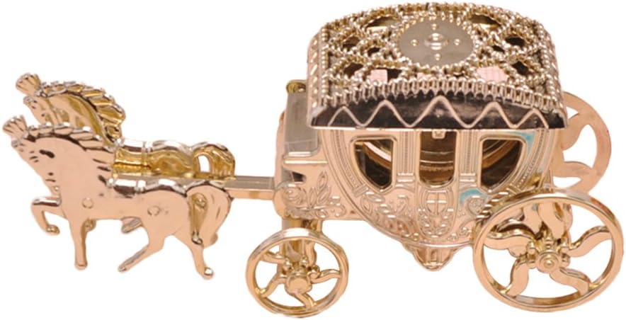 SWIDUUK Fashion Carriage Shape Cute Candy Chocolate Box Baby Shower Birthday Wedding Party Favor