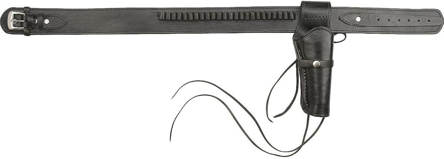 Western Express Unisex Leather .38 Caliber Gun Belt and