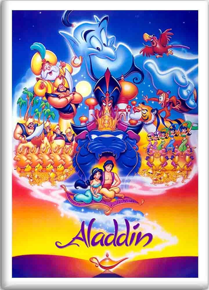 S8keMedia Aladdin #6 Jumbo Fridge Magnet 90mm x 60mm