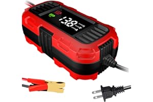 Chargeur de moto intelligent – Mainteneur de batterie 12 V, chargeur numérique à régime lent, unité de batteries automobiles 