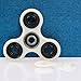 Fidget Spinner, AmyHomie Hand Spinner, Tri-Spinner Fidget Toys for Adults and Kids (Silver)