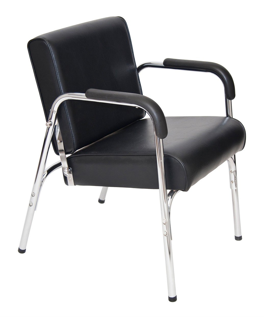 BR Beauty Kate Auto Reclining Shampoo Chair for Salons with Auto-Recline Seat Back, Heavy Duty Chrome Arms, Extra Thick Seat, 32 Inches High, 23.5 Inches Wide, 24 Inches Deep, SY-92272: Beauty