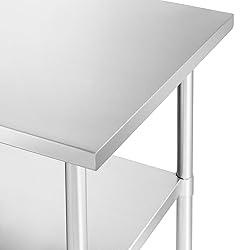 KUTLER Stainless Steel Table 24 x 30 Inches, NSF