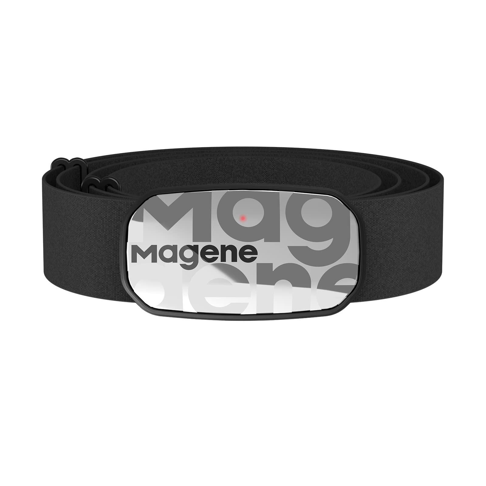 Magene H603 Chest Strap Heart Rate Monitor, ANT+ and Bluetooth Compatible with Split Adjustable Strap, iPhone & Android Compatible