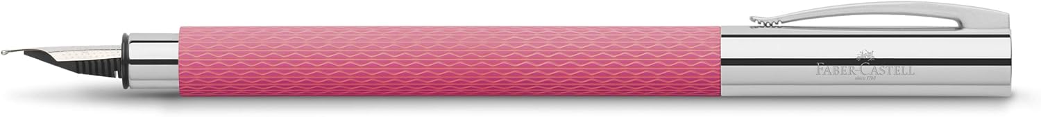 Faber-Castell Ambition OpArt M Fountain Pen - Pink Sunset - Image 3