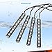 Car LED Strip Interior Light Kit Under Dash Lighting YITAMOTOR Atmosphere Neon Lights, 16 Colors 36 LED 5050 SMD Multicolor RGB Wireless IR Remote Control, 4pcs, Waterproof, DC 12V