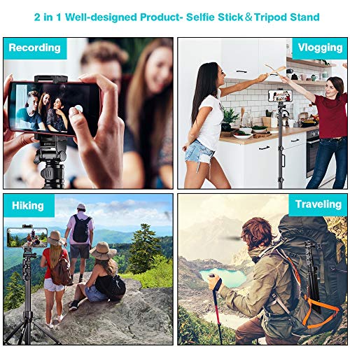 UBeesize-67-Phone-Tripod-Stand-Selfie-Stick-Tripod-All-in-One-Professional-Cell-Phone-Tripod-Cellphone-Tripod-with-Bluetooth-Remote-and-Phone-Holder-Compatible-with-All-Phones-Cameras