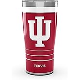 Tervis Traveler Indiana Hoosiers - MVP Triple Insulated Tumbler Travel Cup Keeps Drinks Cold & Hot, 20oz, Stainless Steel