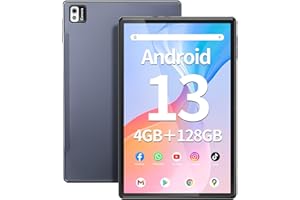 SGIN Tablet, 10 Inches Tablets 4(4+4)GB RAM 128GB ROM, Android 13 with Octa-Core 2.0Ghz Processor, FHD 1280 * 800 IPS Screen,