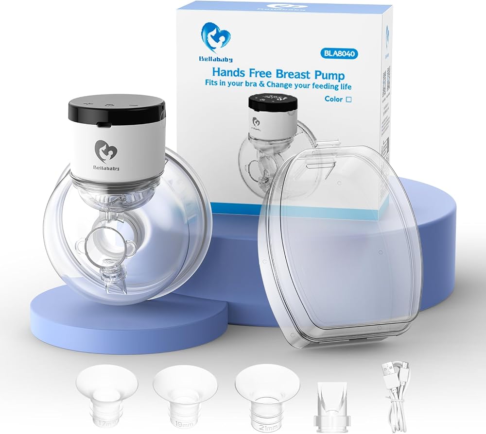 Bellababy Wearable Breast Pump Portable Wireless Touchscreen 4 Modes 6 Levels