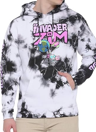 white tie dye hoodie