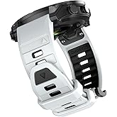 OVERSTEP Watch Bands Compatible with Fenix 8 Solar/Amoled 51mm 26mm Soft Siliocne Strap for Garmin Fenix 5X/Fenix 5X Plus/Fenix 6X/Fenix 6X Pro/Fenix 7X/Fenix 7X Pro Smartwatch