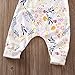 Baby Girl Sleeveless Sweet Floral Jumpers Rompers Bodysuit Playsuit Outfits (12-18 Month)