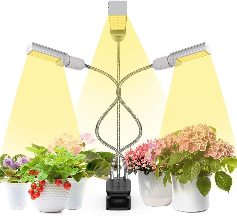 AKL Plant Light,68W LED Grow Light Indoor Plant Grow Light with Flexible 360 Degree Gooseneck, Full Spectrum for Indoor Plants Growing Seedling Growing Flower