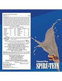 Chocolate Mantequilla Swirl spiru-tein Shake por la naturaleza Plus 2.3 libras spirutein by...