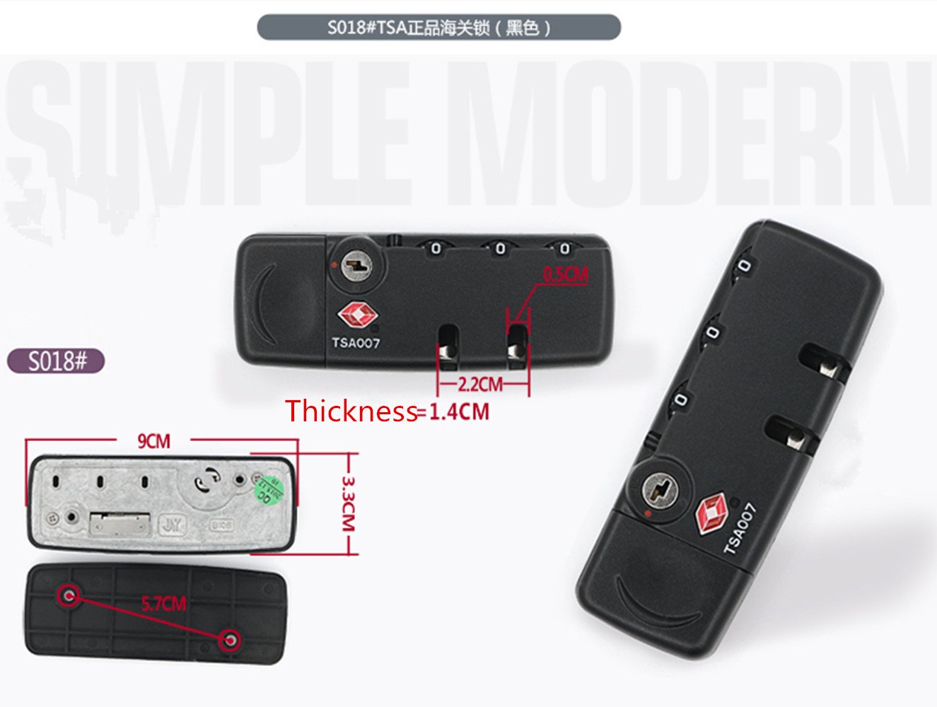 luggage lock replacement