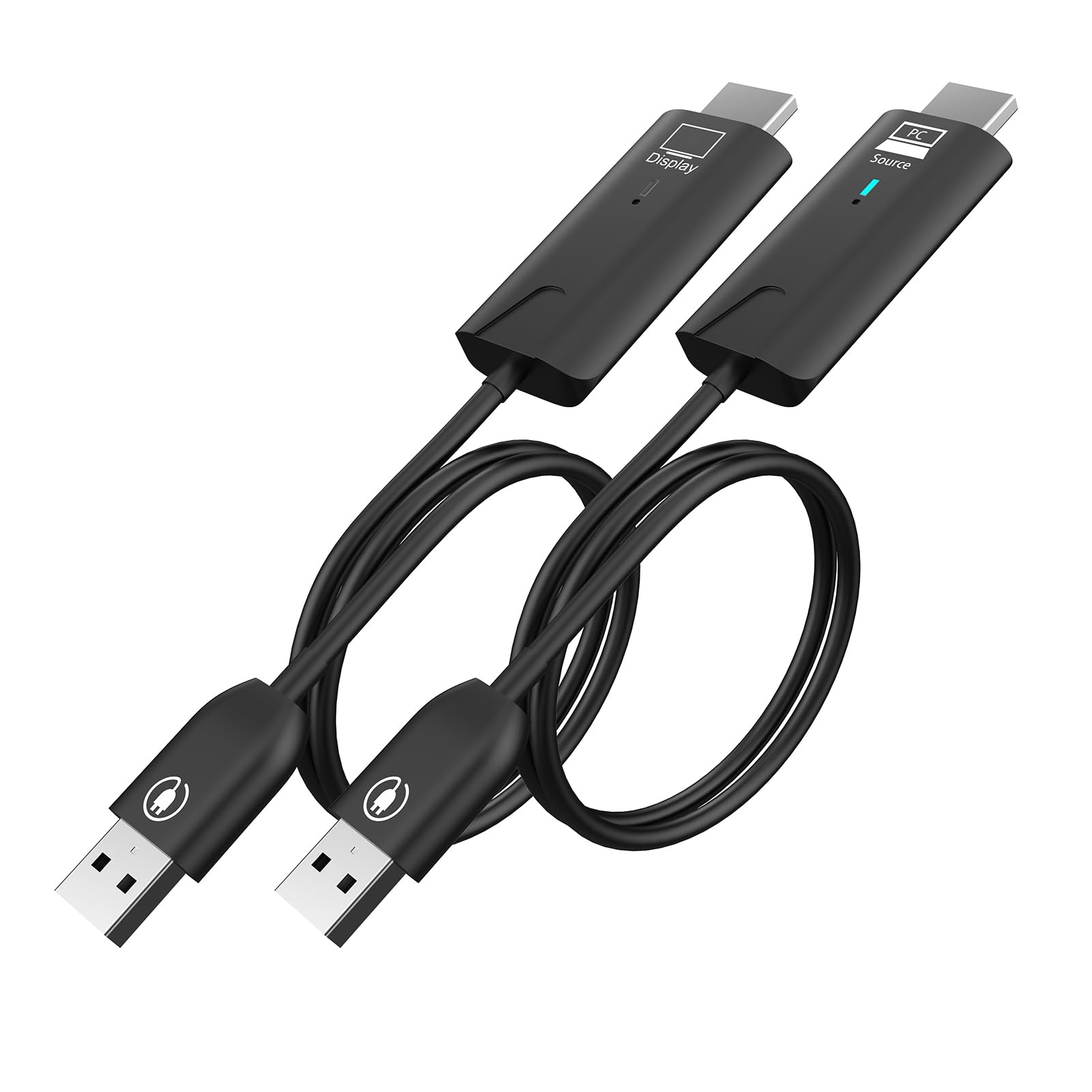 Eppfun Wireless HDMI Sender & Empfänger - 1080p 60Hz, Bis Zu 30m Reichweite, Plug & Play Für Laptop/PC Zu TV/Projektor