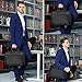Briefcase for 17 Inch Laptop, Business Travel Bag, Expandable Large Hybrid Shoulder Bag, Water Resisatant Business Messenger Briefcases for Men - Black