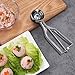 TIANHOO Cookie Scoop Set Stainless Steel Ice Cream Scoop Set Cookie Scoop Set Trigger for Cookie Dough Cake Make 3 Size Upgrade (3 PCS)