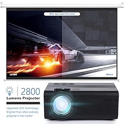 Living Enrichment Mini Projector, Built-in Dual