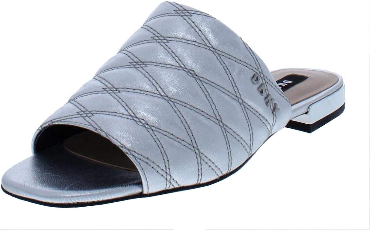 womens silver mules