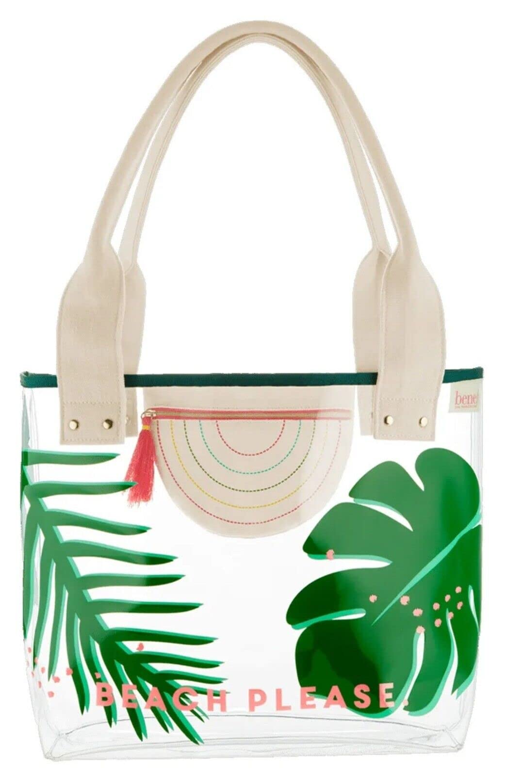 Benefit Hoola Clear Tote Bag (summer/beach or poolside)