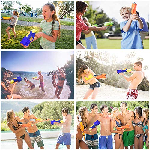 MINGKIDS Water Gun for Kids,Boys Squirt Guns , Durable Shooting, Long Range and Lovely Shape, Water Pistol Toy for Party Favors (1 Pcs Blue)
