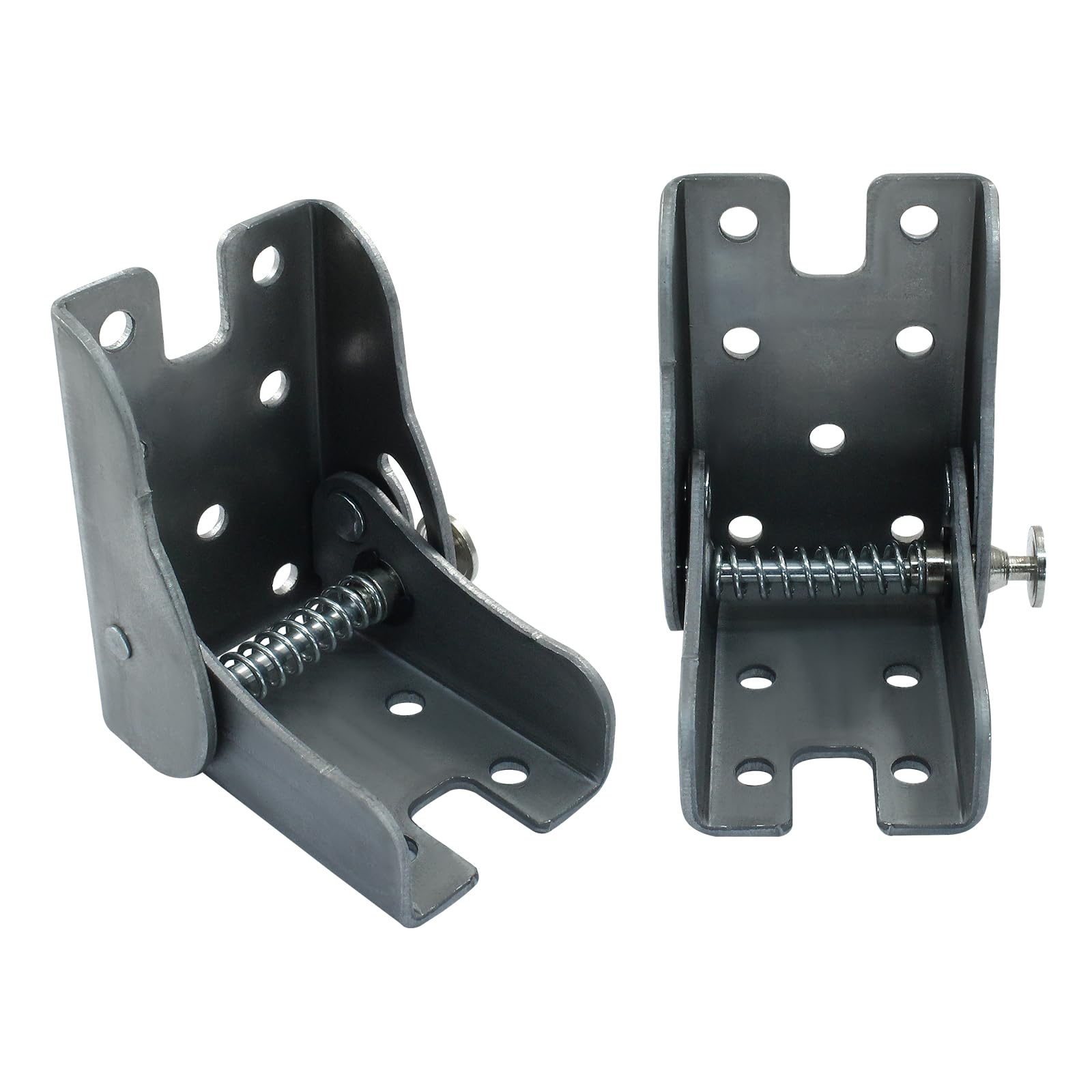 Photo 1 of BokWin 2pcs 90 Degree Hinges Heavy Duty, Silver Self Locking Hinge Folding Workbench Hinges for Table Folding Legs Beds Furniture
